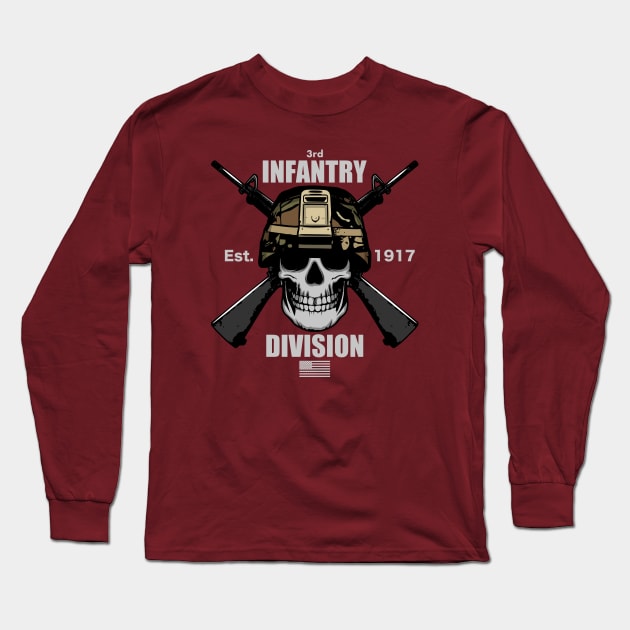 3rd Infantry Division Long Sleeve T-Shirt by TCP